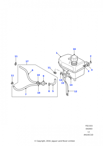 ESR2348 - Land Rover Pump-expansion tank ejector