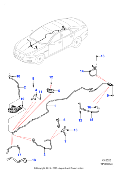 T2R13575 - Jaguar Battery cable