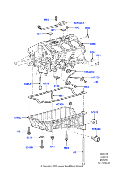 4537639 - Land Rover Cylinder Block