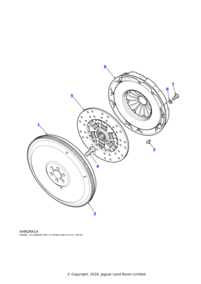 611323 - Land Rover Gear-ring-flywheel engine