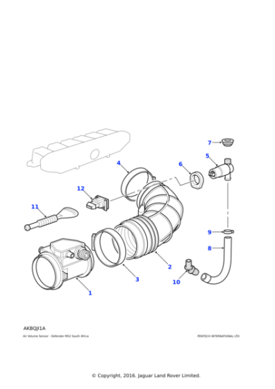 9953133 - Land Rover Clamp