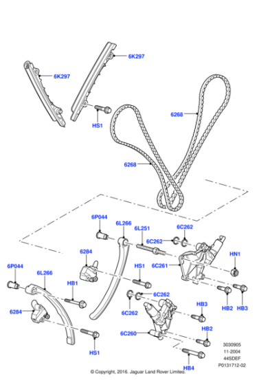 4179614 - Land Rover Tensioner - Timing Chain