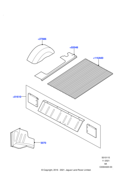 3900020 - Land Rover Panel - Wheelhouse - Inner