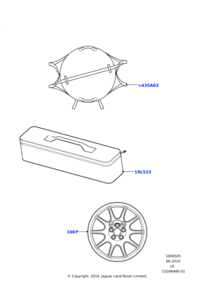 Spare Wheel Tool Kit - PHEV