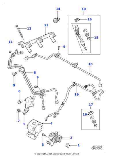 C2Z31229 - Jaguar Fuel pipe