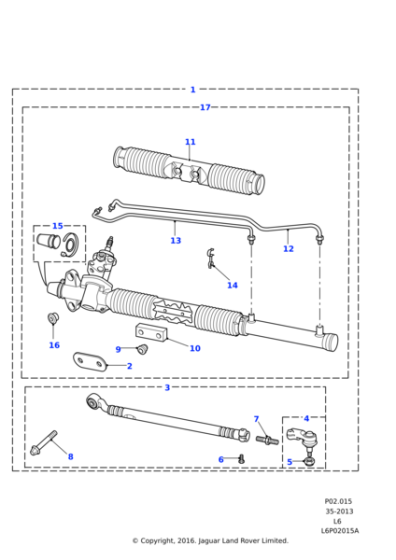 QJB100220 - Land Rover Joint-ball-outer track rod