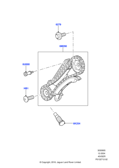 1025420 - Land Rover Bolt - Hex. Head - Flanged