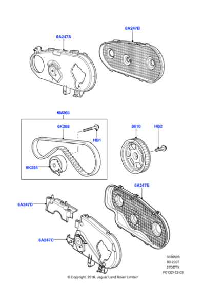 LR010530 - Land Rover Bolt