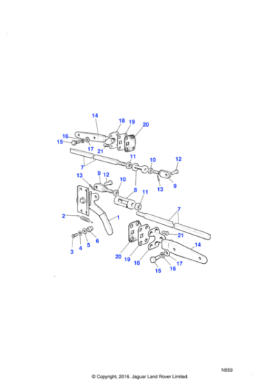 320778 - Land Rover Handle assembly-door