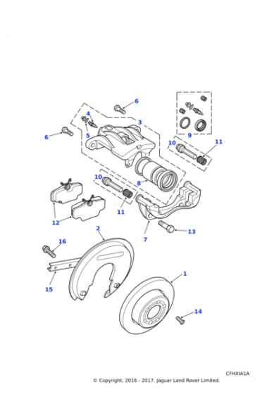 STC1910 - Land Rover Kit-brake guide pin