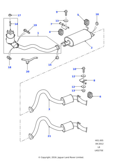 WCD502340 - Land Rover Catalyst