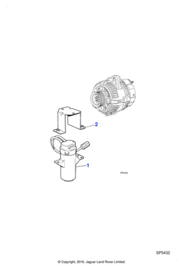 LNA3743BC - Jaguar Flange screw