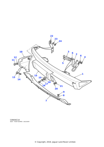 ANR3255 - Land Rover Hook-front sub frame towing