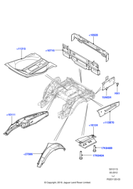LR019651 - Land Rover Wheelhouse - Rear | Jaguar Land Rover Classic Parts