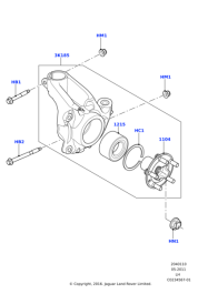 LR024747 - Land Rover Bolt | Jaguar Land Rover Classic Parts