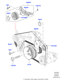 LR106769 - Land Rover Idler | Jaguar Land Rover Classic Parts