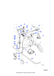 C18490 - Jaguar Mounting rubber | Jaguar Land Rover Classic Parts