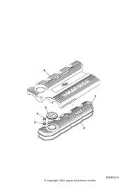 8510243 - Land Rover Cover assembly-valve rocker | Jaguar Land Rover ...