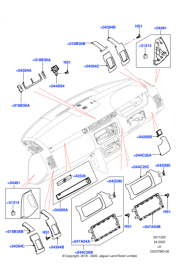 LR117634 - Land Rover Moulding - Instrument Panel | Jaguar Land Rover ...