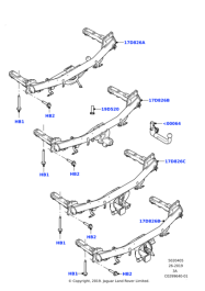 LR126225 - Land Rover Towbar | Jaguar Land Rover Classic Parts