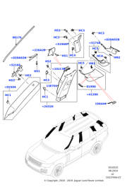 LR079082 - Land Rover Moulding - 