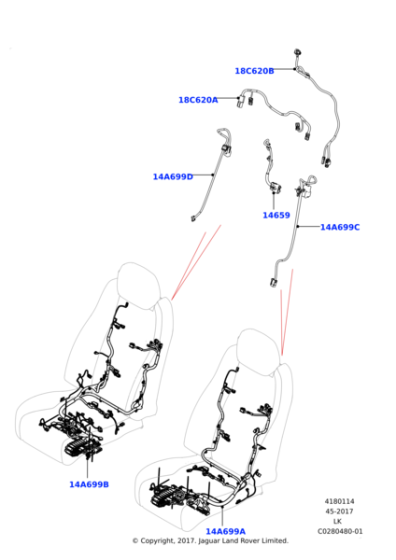 LR109709 - Land Rover Wire