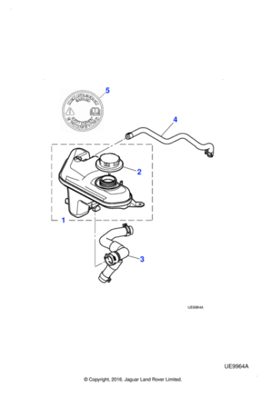 C2C17259 - Jaguar Plenum drain tube