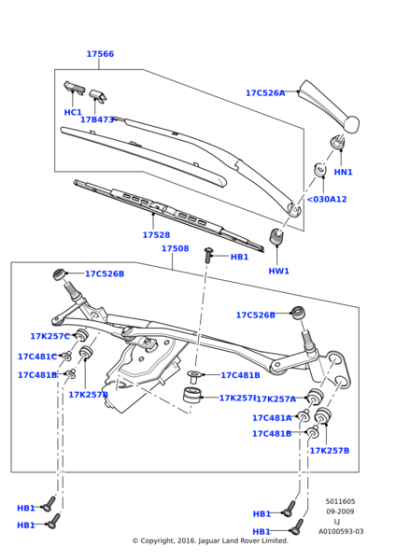 DKB000210PMD - Land Rover Arm And Pivot Shaft