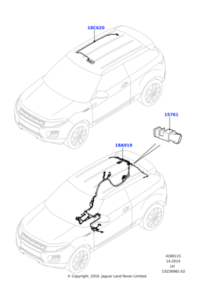 LR028806 - Land Rover Wiring