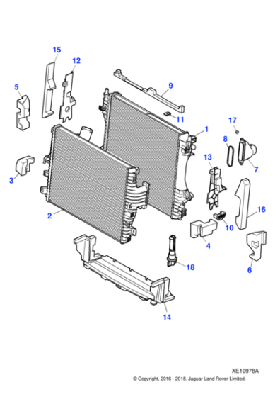 C2C36999 - Jaguar Deflector shield