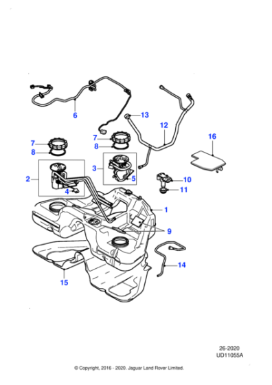 C2C24164 - Jaguar Fuel pump