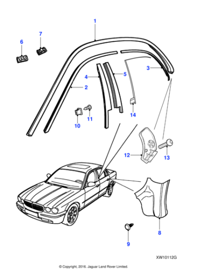 C2C30771 - Jaguar Fir tree fastener