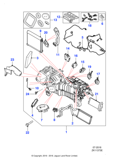 C2Z6528 - Jaguar Evaporator sensor