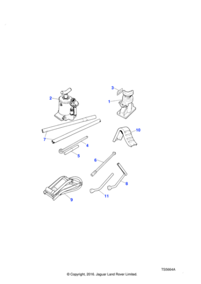 NTC7574 - Land Rover Jack-hydraulic