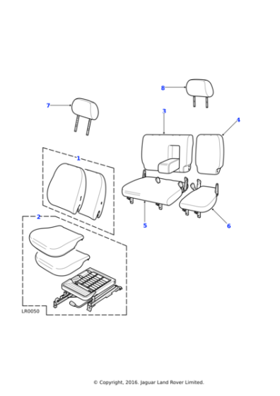 STC60897 - Land Rover Cushion-assembly