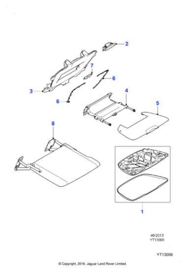 C2D10677 - Jaguar Picnic tray veneer