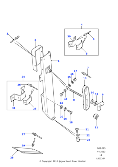 3842 - Land Rover Washer