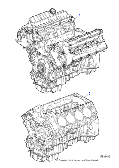 AJ813620 - Jaguar Engine - Stripped