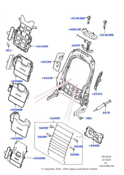 LR047248 - Land Rover Sleeve - Guide