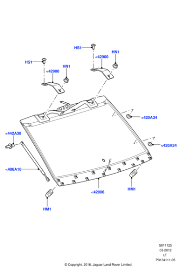 FYP500350 - Land Rover Screw