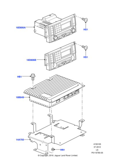 XQK500094 - Land Rover Kit - Amplifier