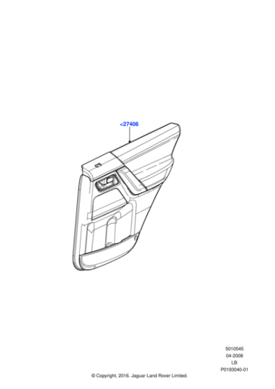 LR041899 - Land Rover Panel - Door Trim