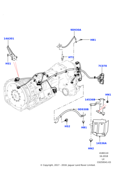 LR119145 - Land Rover Wire