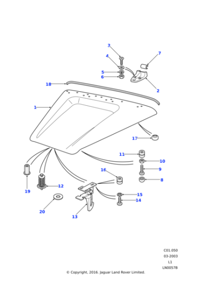 WF106001L - Land Rover Washer