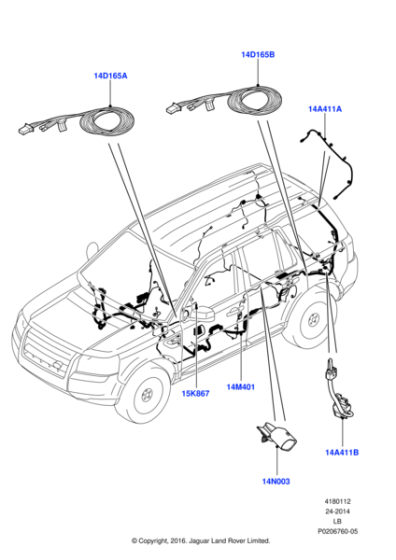 LR039985 - Land Rover Wire