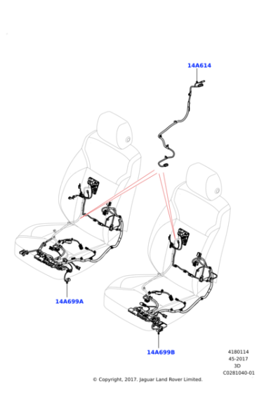 LR102899 - Land Rover Wire