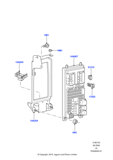 LR023567 - Land Rover Box - Fuse