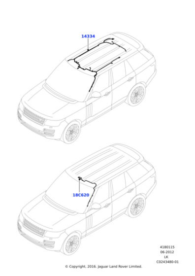 LR133354 - Land Rover Wire