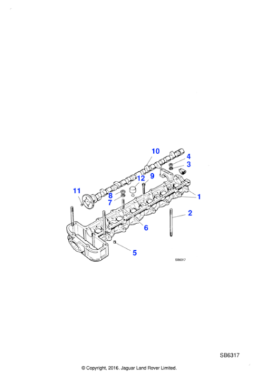 NAC2652AA - Jaguar Camshaft