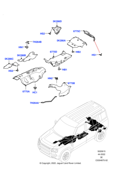 LR134652 - Land Rover Shield